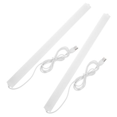 FOYTOKI 2pcs Portable USB Reading Strips Led Desk Lamp Dimmable Craft Light Eye-Care Reading Lamp Night Light for Camping Laptop