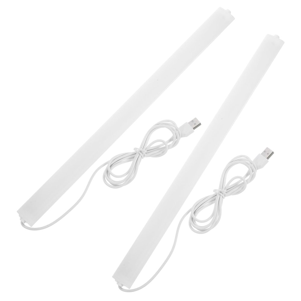 FOYTOKI 2pcs Portable USB Reading Strips Led Desk Lamp Dimmable Craft Light Eye-Care Reading Lamp Night Light for Camping Laptop