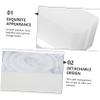 balacoo Bamboo Lid Cord Organizer Box Wire Management for Desk Cable Management Box Large Capacity Cord Hider for Home Office School view 2