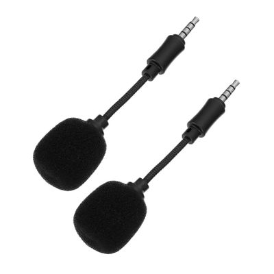 FUNOMOCYA 2Pcs Noise Canceling Microphone for Live Singing Design for Easy Use Sound Capture for Live Streaming and Karaoke Compatible with Phones and Laptops