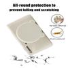 EONORY Camera Case for Canon PowerShot SX740/ SX730 HS Camera, Anti-Scratch Slim Fit Soft Sleeve, Silicone Protective Cover with Removable Lens Cover and Strap Wrist for SX730 SX740 HS (Beige) view 2