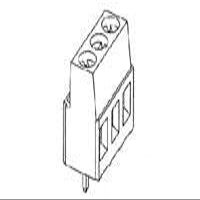 TE Connectivity/AMP Brand, 1546218-2-300Pack, TERMI-Blok PCB Mount 90 2P.