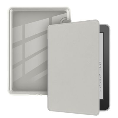Akacy Transparent Soft case for New 7.0-inch Kindle (12th gen - 2024 Release) - Lightweight Shell PU Leather case with auto Sleep/Wake for Kindle 12th gen 2024 e-Reader (7)