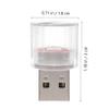 Alipis Car Ambient Lighting USB Powered Night Lamp Portable Led Decor for Vehicle Bedroom and Laptop Compact Design with Soft Frosted Shade for Warm Atmosphere view 4