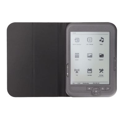 Ereader 6in 800x600 High Definition Ink Screen E Reader for Reading with Protective Case (4GB)