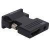 Keenso 1080P HD Video Converter Quick Installation High Definition Multimedia Interface to VGA Adapter for Office Use (Black) view 2