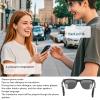 Tnfeeon Smart Sunglasses, AI Music Playback Glasses with 144 Languages Translation, Touch Control Camera for Men Women, Technology for Travel Business view 4