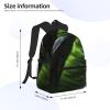 Banana Leaf Black1 Laptop Backpack,Bookbag for College Work Travel Security Classical Basic Travel Backpack view 4