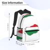 Hungary Flag Map Laptop Backpack,Bookbag for College Work Travel Security Classical Basic Travel Backpack view 4