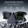 Cisain Charging Dock Compatible with Ray-Ban Meta Smart Glasses Wayfarer/Skyler,Potable Travel Charger with Adapter (Black) view 2