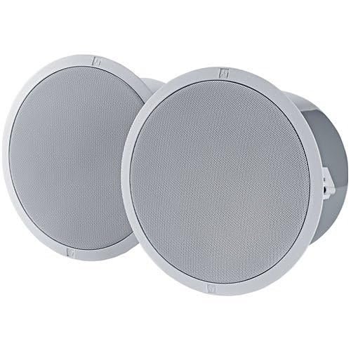 EVID-C6.2 6.5" Two-Way Ceiling Loudspeaker, Pair, White