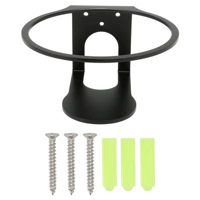Aluminum Alloy HomePod 2 Wall Mount Bracket Easy Installation Speaker Mount for Clear and Tidy Sound in Kitchen or Study Room (Black)