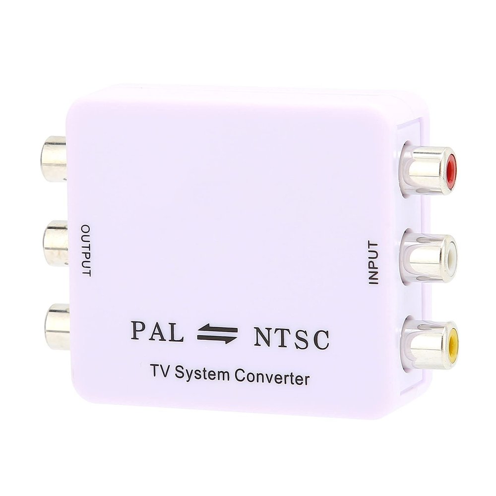 Mini PAL NTSC Mutual Conversion Converter Adapter for DVD PlayerRecorder, ABS Material for Video Converters