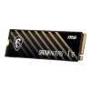 msi SPATIUM M470 PRO PCIe 4.0 NVMe M.2 1TB Portable SSD, 1TB External Solid State Drive, Speeds Up to 6000MB/s, USB-C, Reliable Storage for Gaming, Students, Professionals, Black view 3