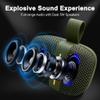 Fisher Portable Bluetooth Speakers, Clip-On Speakers Bluetooth Wireless, IPX5 Waterproof Speaker,10W Peak Power Bluetooth Speaker Stereo HD Sound, BT 5.3, FM Radio, for Pool, Beach, Use Anywhere view 4