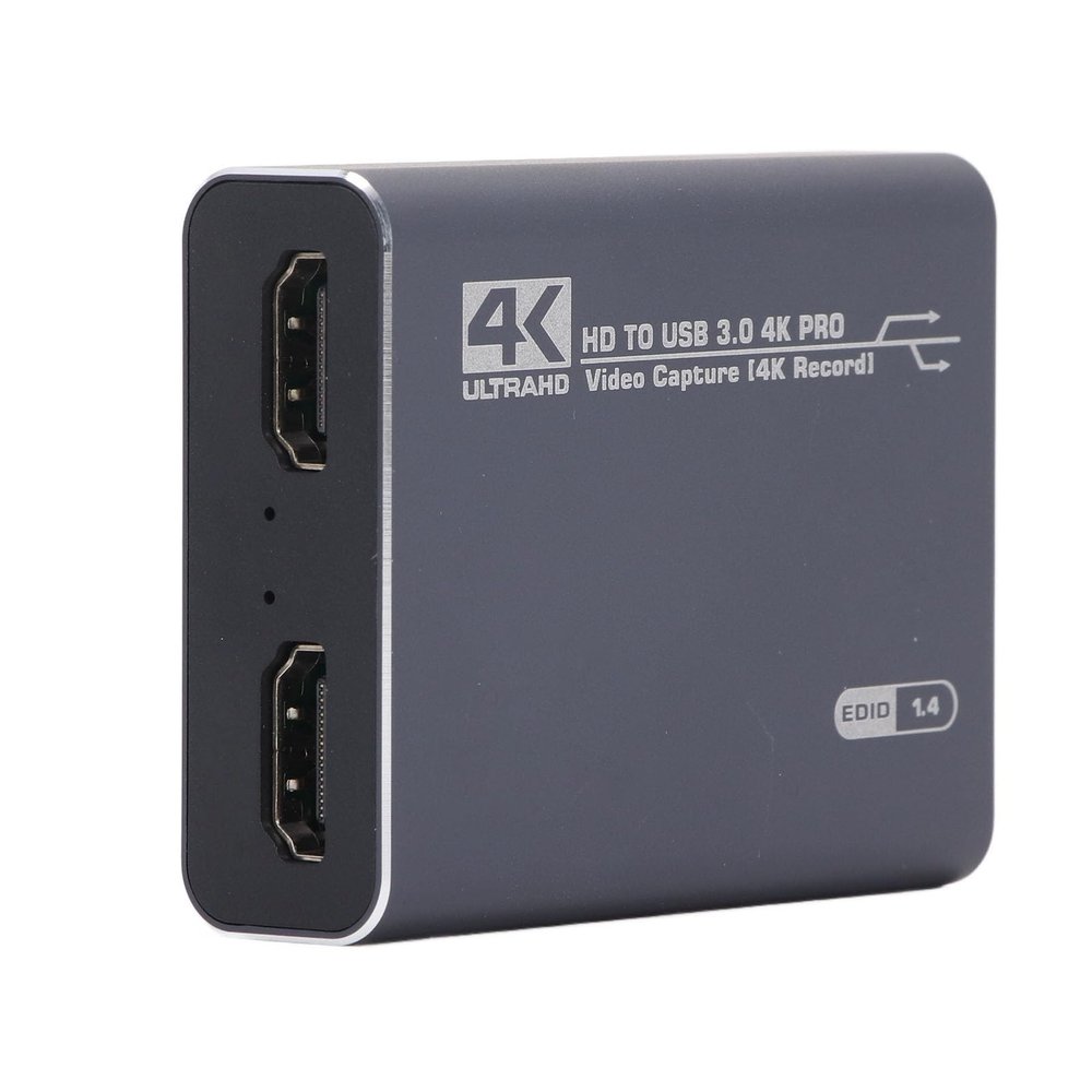 4K Video Card Portable USB3.0 HD Multimedia Interface Sound Video Card for PC, Easy to Use