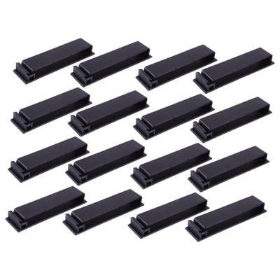 KONTONTY 20PCS Self-Adhesive Cable Clips Wire Organizer for Cord Management and Wire Holder Design for Easy Integration