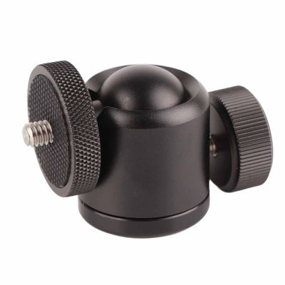 Camera Tripod Ball Head with Panoramic Photography Function, 1/4 Inch Thread for DSLR Camera, Suitable for Camcorder, Aluminum Alloy Material