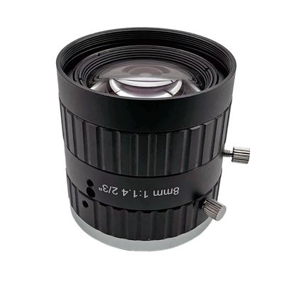 8mm C-Mount Lens F1.5-F16 Aperture 2/3" Sensor Size 5MP Resolution CCTV Industrial Commonlands CIL521-F1.5-CMANIR