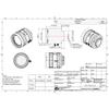 8mm C-Mount Lens F1.5-F16 Aperture 2/3" Sensor Size 5MP Resolution CCTV Industrial Commonlands CIL521-F1.5-CMANIR view 3