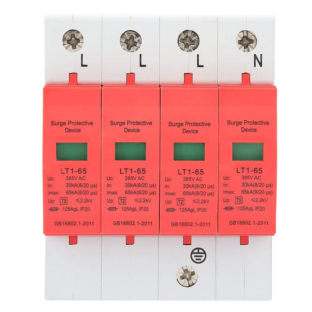 House Protective Low Voltage Arrester Device for Electric System 4P 385V