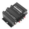 Dual Channel Power Amplifier Easy Installation Premium Material Music Enhancing for Driving Aluminum view 4