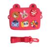Ylwxzenith Cartoon Camera Shoulder for mini, mini Camera Storage and Protector, Ideal Birthday, Lightweight and to Carry, Made of Durably EVA, Polypropylene Ribbon (Red) view 1