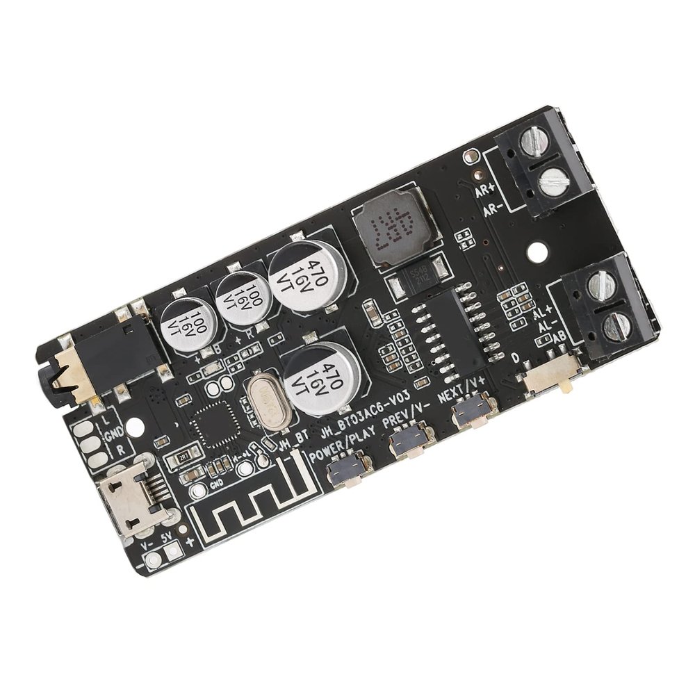 DIY Receiver Module Stereo 2x5W Amplifier Board with Control for Music Enthusiasts