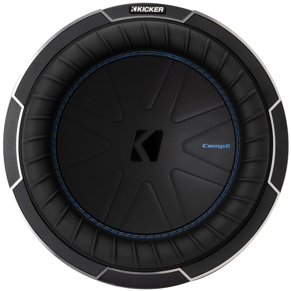 Kicker 51CWQ102 CompQ Q-Class 10" Subwoofer, Dual 2-Ohm (Renewed)