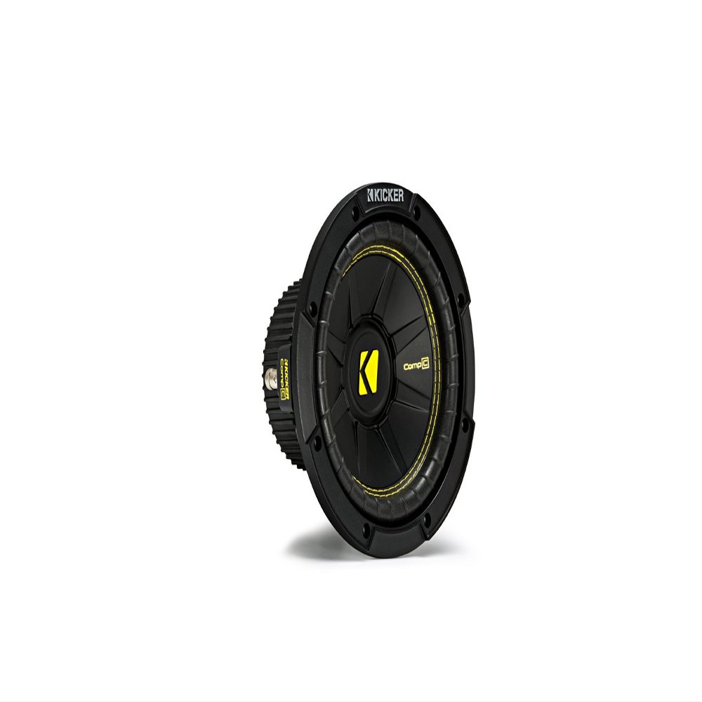 Kicker CWCS84 CompC 8" Subwoofer Single Voice Coil 4-Ohm (Renewed)