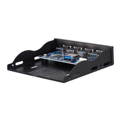 CIYODO USB Floppy Disk Panel Hub Multi Functional Port USB Hub for Computer Supply Easy Installation Stable Data Transmission Compatible with Floppy Drive