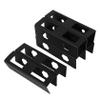 Homoyoyo 1Set Under Desk Double Layer Laptop Holder Mount Bracket for Storage Easy Installation with Screws Design for Laptops Keyboards and Cables view 1