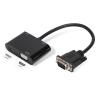 HD VGA to Converter Cable PlugandPlay Adapter, MultiChannel Audio Support, Wide Compatibility, Auto Detection, Convenient Operation, for Home/Office Use view 4