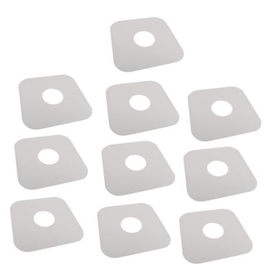 Ciieeo 10pcs Vinyl Record Covers Inner Sleeves Fillet Angle for Dust Scratch Protection