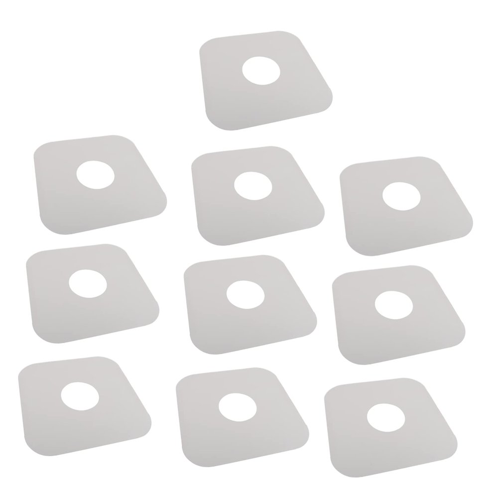 Ciieeo 10pcs Vinyl Record Covers Inner Sleeves Fillet Angle for Dust Scratch Protection
