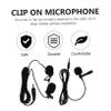 GOOHOCHY 2 Sets Mini Lavalier Microphone for Smartphones Clip-on Omnidirectional Recording Mic Hands-Free for Vlogging and Karaoke Portable and Lightweight view 4