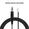 Quality Helicopter Headset Coiled Cord Cable 40cm U-174/U Connector Replacement Cable for Pilots and Aviation Professionals view 2