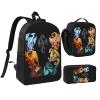 Dyale Lunch Bags & Pencil Case & Backpack 3pcs Set Gifts Light Wings Of Fire Jade Winglet Dragonets Backpacks Daily Work Laptop Elementary Daypacks Bookbag view 1