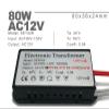 TTFDSUJUS AC 12V Power Driver Electronic Ballast Transformer for Halogen Bulb Input AC 100V 120V to AC12V 60W AC Power Supply Accessories view 3