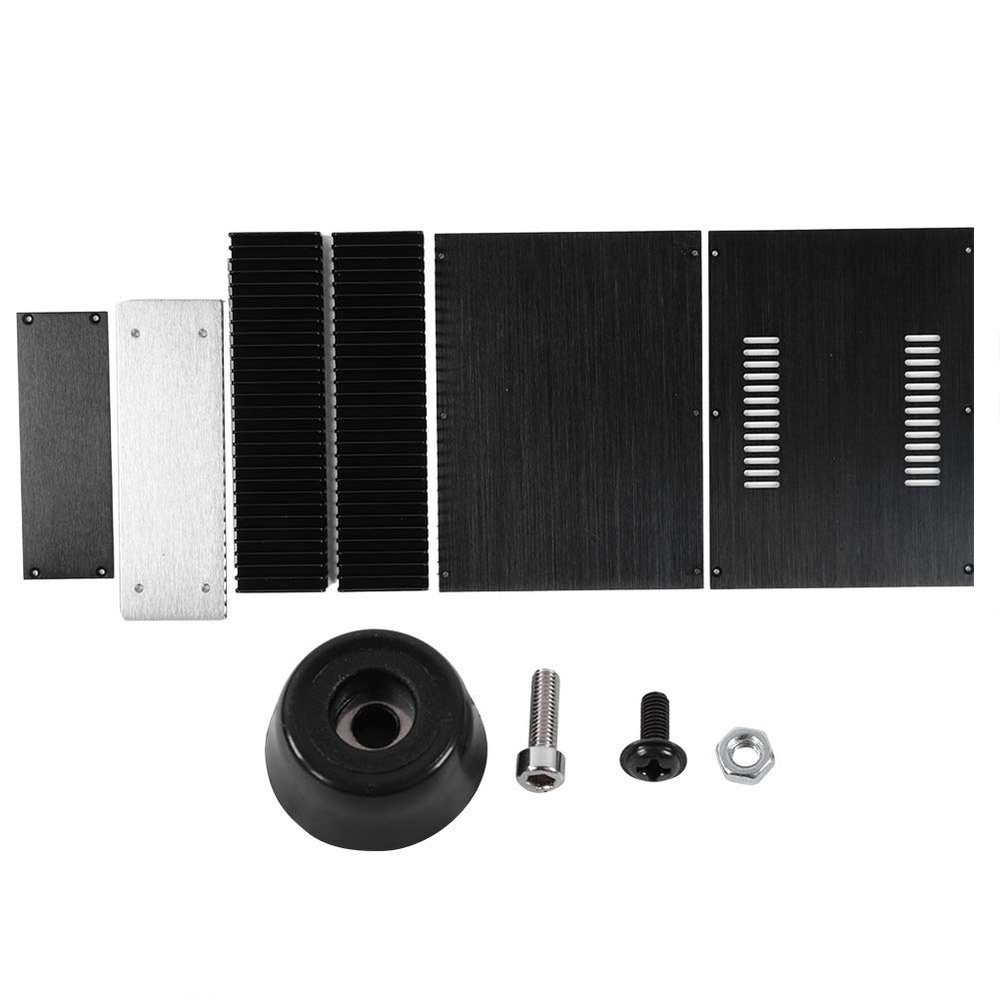 WA92 Aluminum Alloy Amplifier, Electromagnetic Shielding Enclosure, Accurate Molded for TV Video Audio Parts, Durably and Attractive