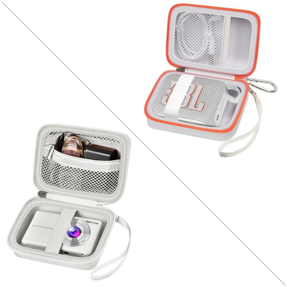 ALKOO Digital Camera Case Compatible with VAHOIALD Bundle with Carrying Case Compatible with JBL Go 4