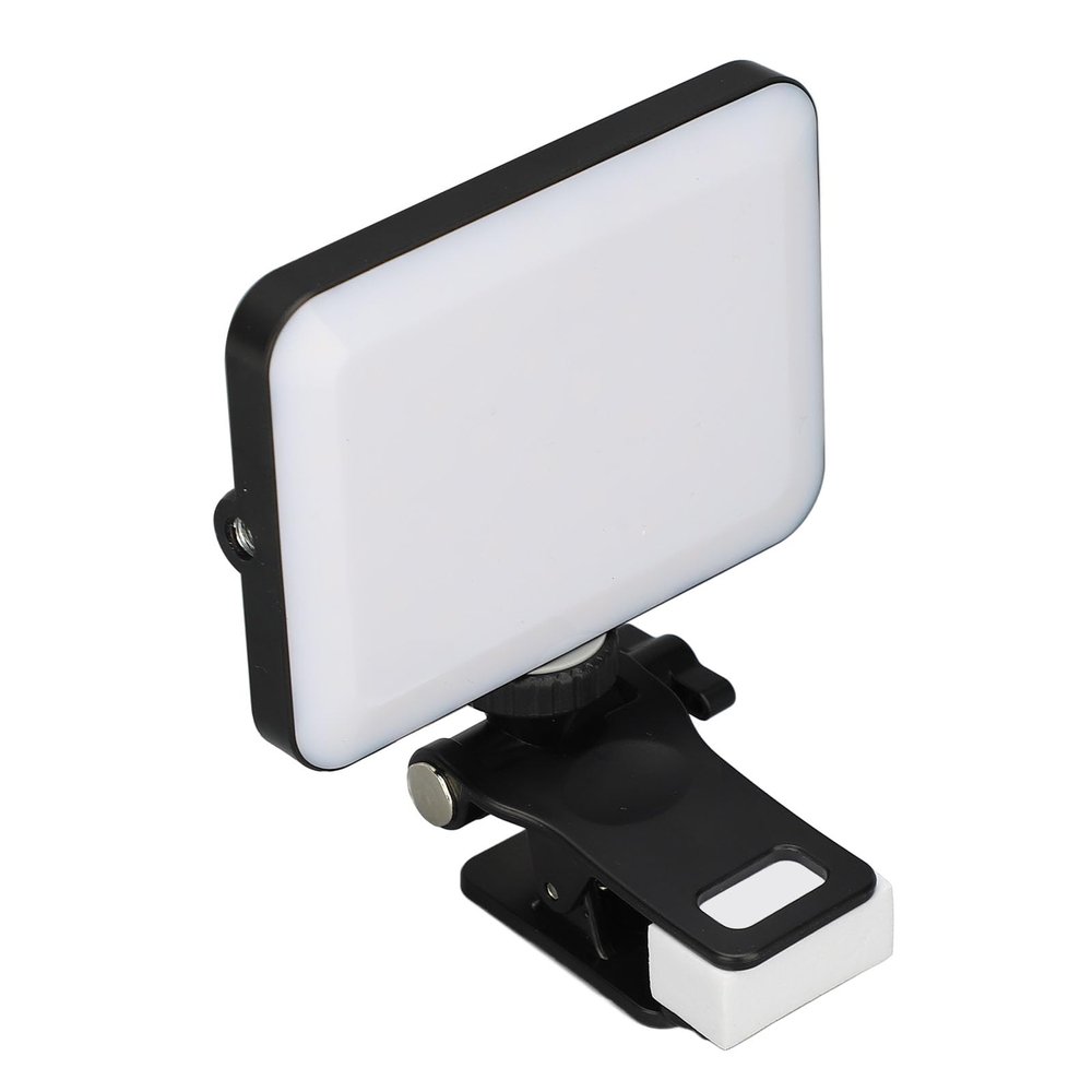 Adjustable LED Streaming Light Rechargeable Pocket Photography Lighting 9 Levels for Selfie Live Streaming