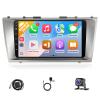 Leadfan Radio for Toyota Camry 2006-2011 Stereo with Wireless Carplay Android Auto, 9'' Touchscreen for Toyota Camry GPS Bluetooth WiFi Rear Camera FM Mirrorlink Split Screen SWC (Fit J.B.L) view 1