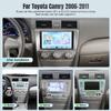Leadfan Radio for Toyota Camry 2006-2011 Stereo with Wireless Carplay Android Auto, 9'' Touchscreen for Toyota Camry GPS Bluetooth WiFi Rear Camera FM Mirrorlink Split Screen SWC (Fit J.B.L) view 2