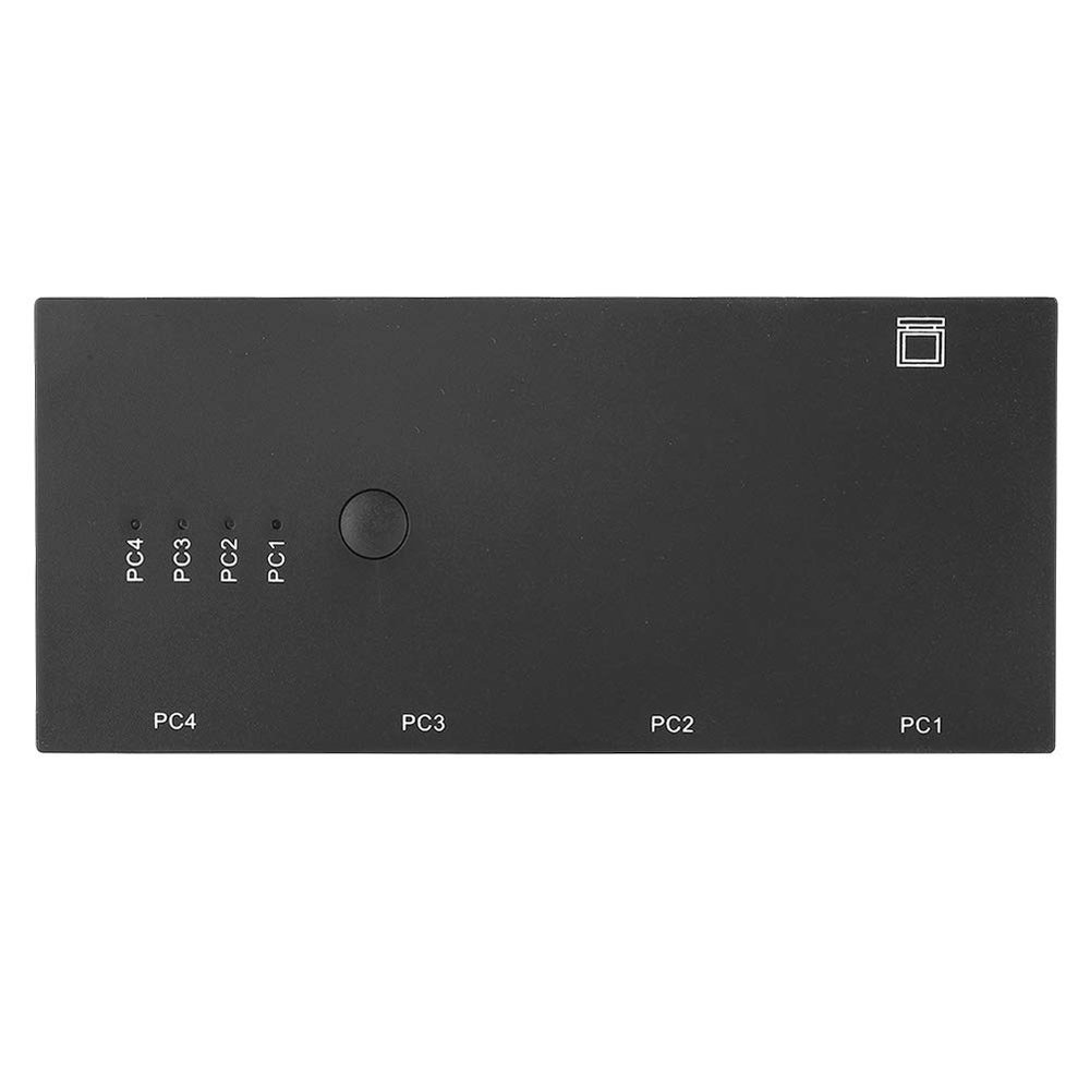 Keenso 4 in 1 VGA Video Adapter Mode Converter 500MHZ Bandwidth Black Home Audio Equipment for Easy Carrying