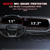 ASZSK For 2PCS Matte Anti Glare Tempered Glass 2024 2025 2026 Chevrolet Silverado EV 17.7 Inch Touchscreen & 11 Inch Dashboard Screen Protector - Silverado EV (RST) Accessories view 2
