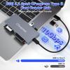 8-in-1 CFexpress Type B Card Reader with 10Gbps USB Ports*2, 10Gbps CF Express Reader hub for CFexpress Type B/SD/microSD/CF/XD/MS, Multi Reader Adapter Read 6 Cards and 2 USB Simultaneously view 4