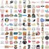 125 PCS Holographic Bookish Stickers for Kindle - Waterproof Vinyl Decals for Kindle Accessories, iPad, Laptop, Water Bottle, Booktok Gifts | Cute Pink Romantasy Book Stickers view 3