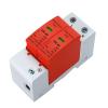 House AC 385V SPD Lightning Surge Protector 2P 3P 4P Solar PV Low-Voltage Arrester Device with Options for 20KA-60KA Protection(4P AC3855V,20-40KA) view 3
