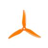 5 Colors 3 Blade/Tri-Blade Propeller Props FPV Brushless Motor Compatible for FPV Racing Drone(2Pairs Tiger Orange) view 1